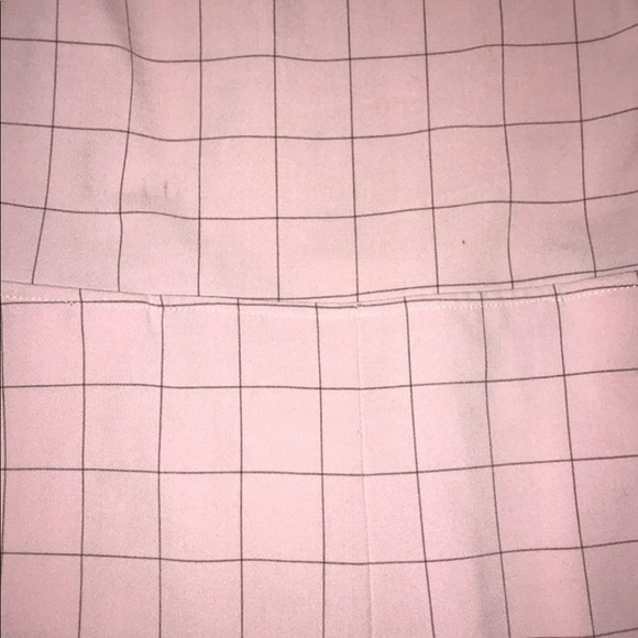 American Apparel pink grid romper - Picture 6 of 7